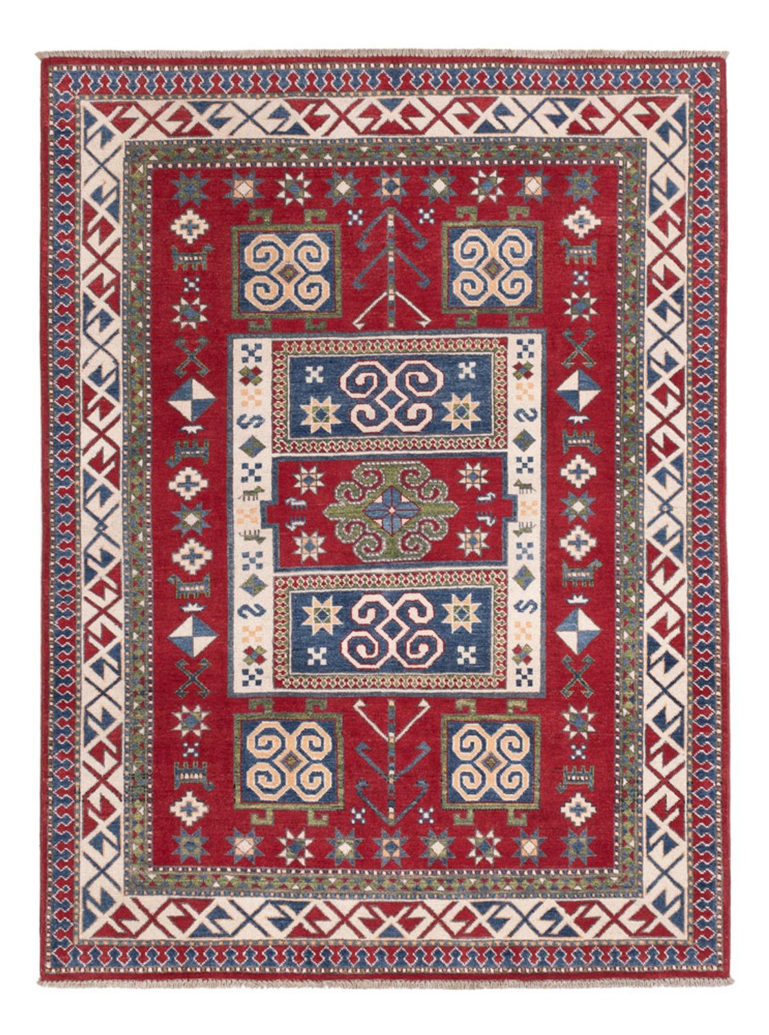 Ziegler Tapijt - Kazak - 202 x 150 cm - veelkleurig