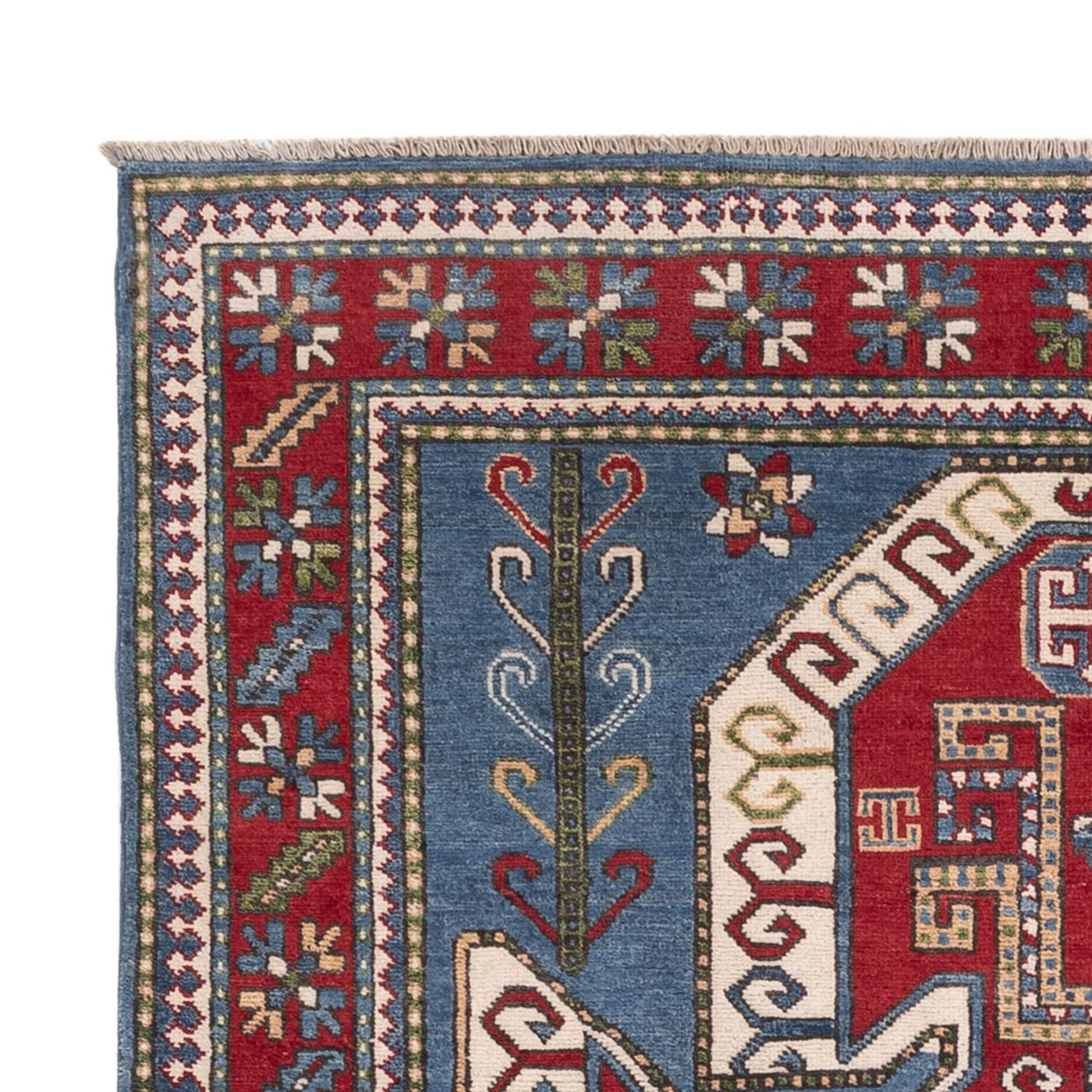 Kazak Tapijt 198x153cm - Oosters Tapijt