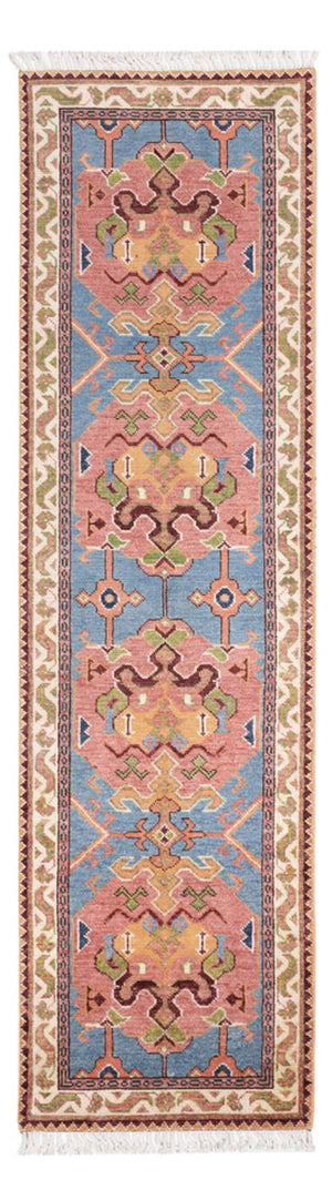Loper Ziegler Tapijt - Kazak - 297 x 76 cm - blauw