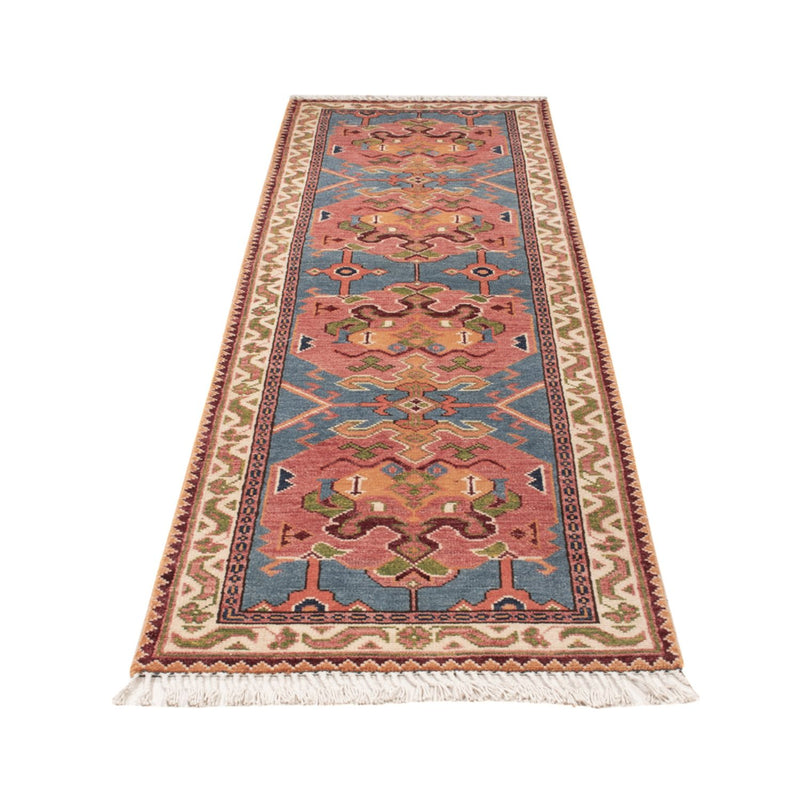 Loper Ziegler Tapijt - Kazak - 297 x 76 cm - blauw