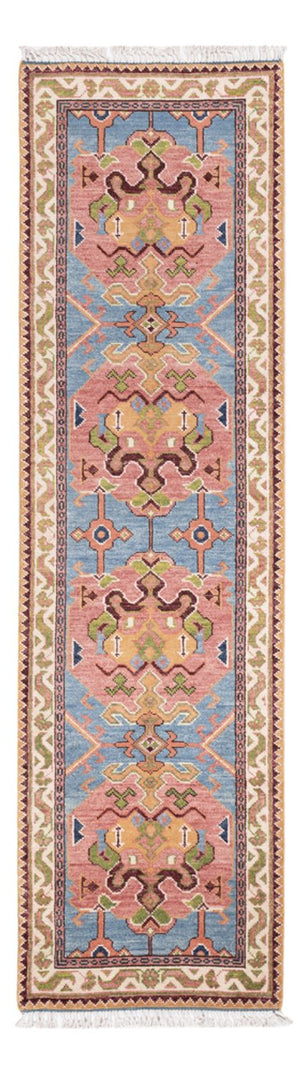 Loper Ziegler Tapijt - Kazak - 296 x 79 cm - blauw