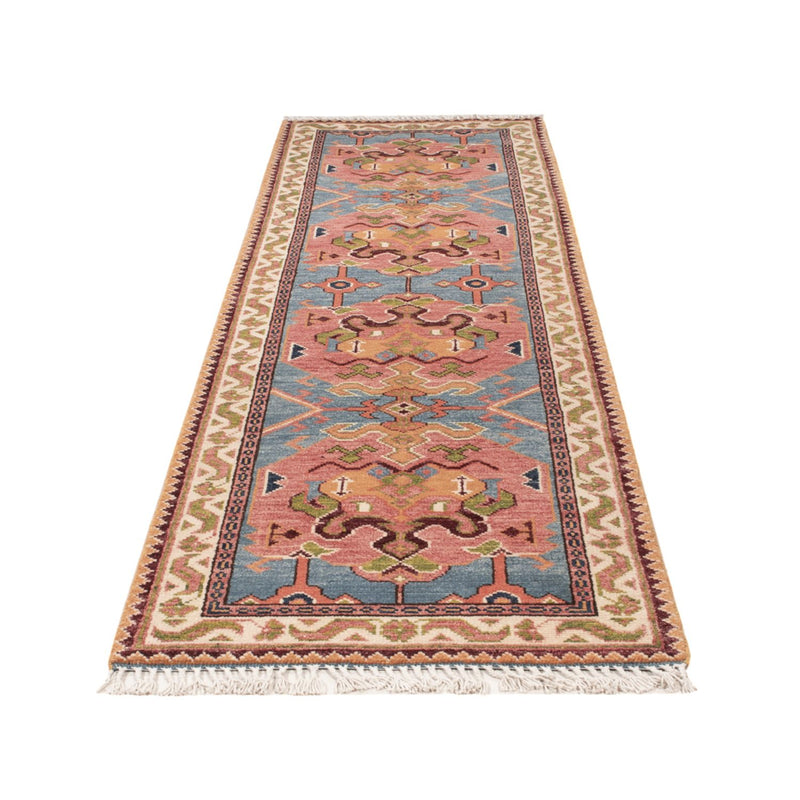 Loper Ziegler Tapijt - Kazak - 296 x 79 cm - blauw