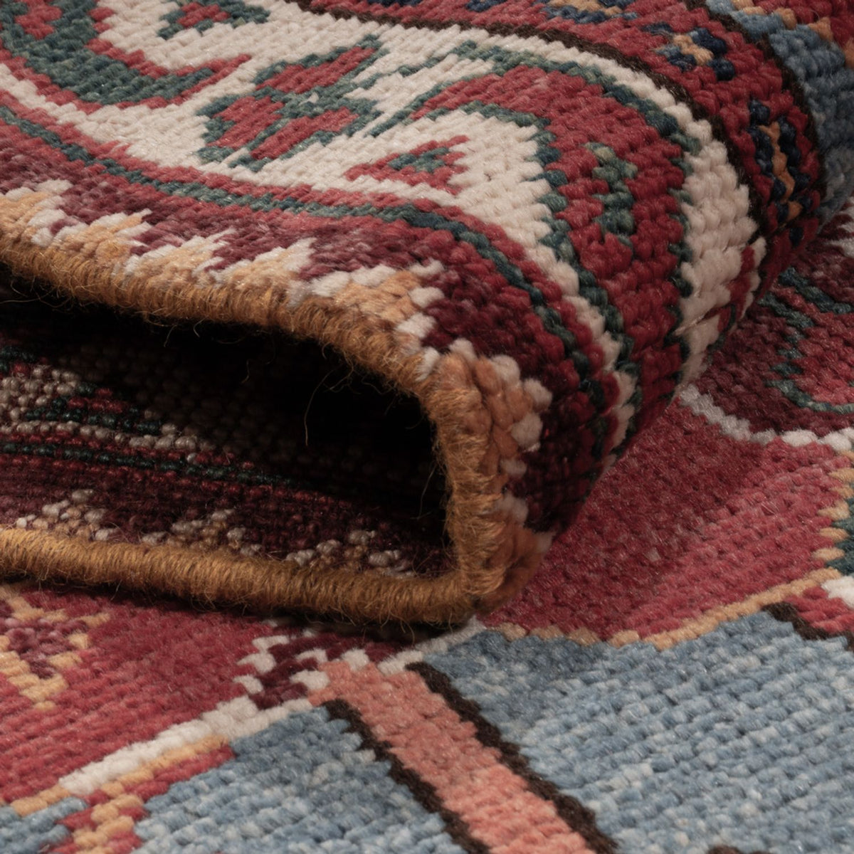 Loper Ziegler Tapijt - Kazak - 287 x 77 cm - blauw