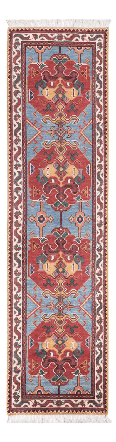 Loper Ziegler Tapijt - Kazak - 287 x 75 cm - blauw