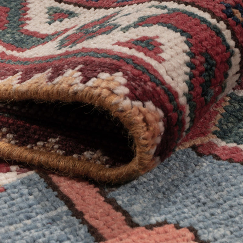 Loper Ziegler Tapijt - Kazak - 287 x 75 cm - blauw