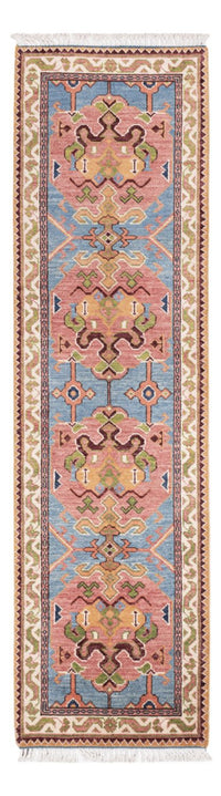 Loper Ziegler Tapijt - Kazak - 296 x 78 cm - blauw