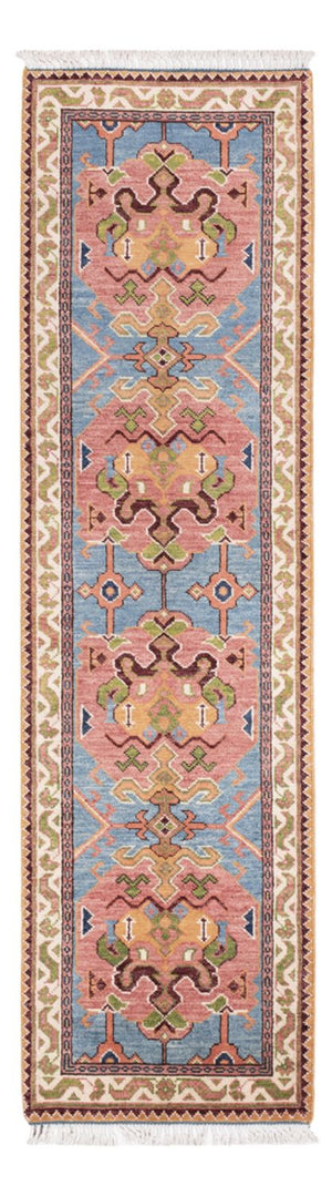 Loper Ziegler Tapijt - Kazak - 296 x 78 cm - blauw