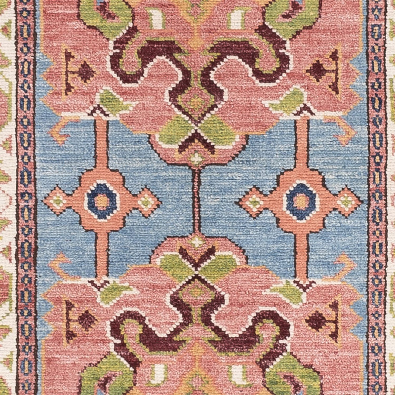 Loper Ziegler Tapijt - Kazak - 296 x 78 cm - blauw