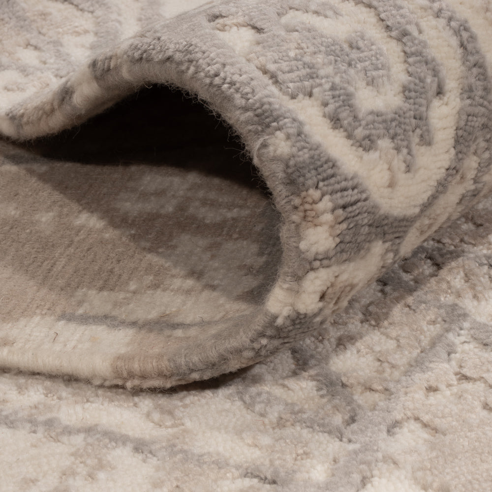 Designer tapijt - 242 x 174 cm - lichtgrijs