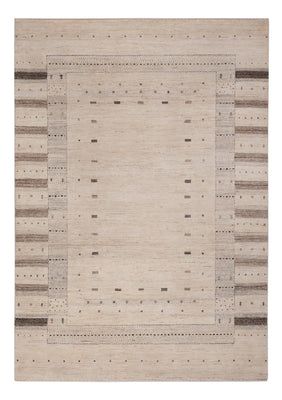 Gabbeh Tapijt - Loribaft Indus - 246 x 176 cm - licht beige