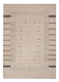 Gabbeh Tapijt - Loribaft Indus - 245 x 174 cm - licht beige