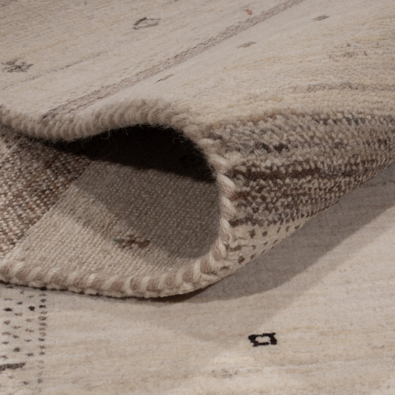 Gabbeh Tapijt - Loribaft Indus - 245 x 174 cm - licht beige