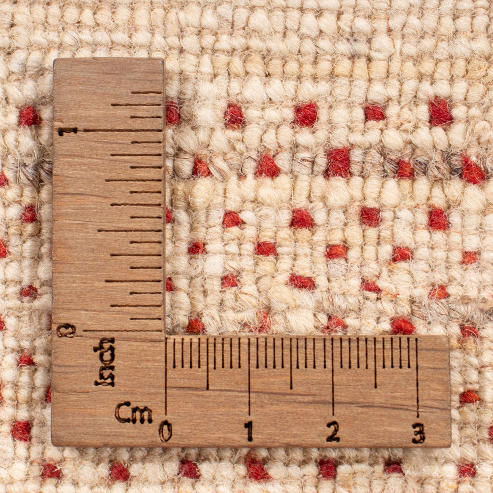 Gabbeh Tapijt - Loribaft Indus vierkant  - 246 x 249 cm - licht beige