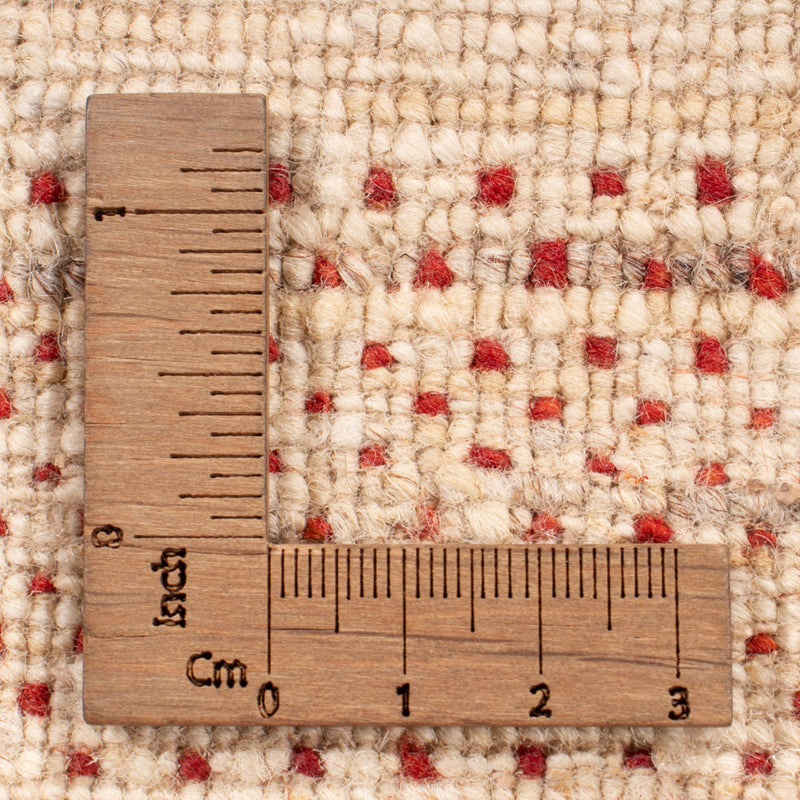 Gabbeh Tapijt - Loribaft Indus vierkant  - 246 x 249 cm - licht beige