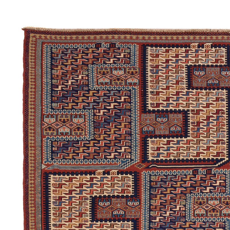 Kelim tapijt - Oosters - Soumak - 212 x 170 cm - veelkleurig