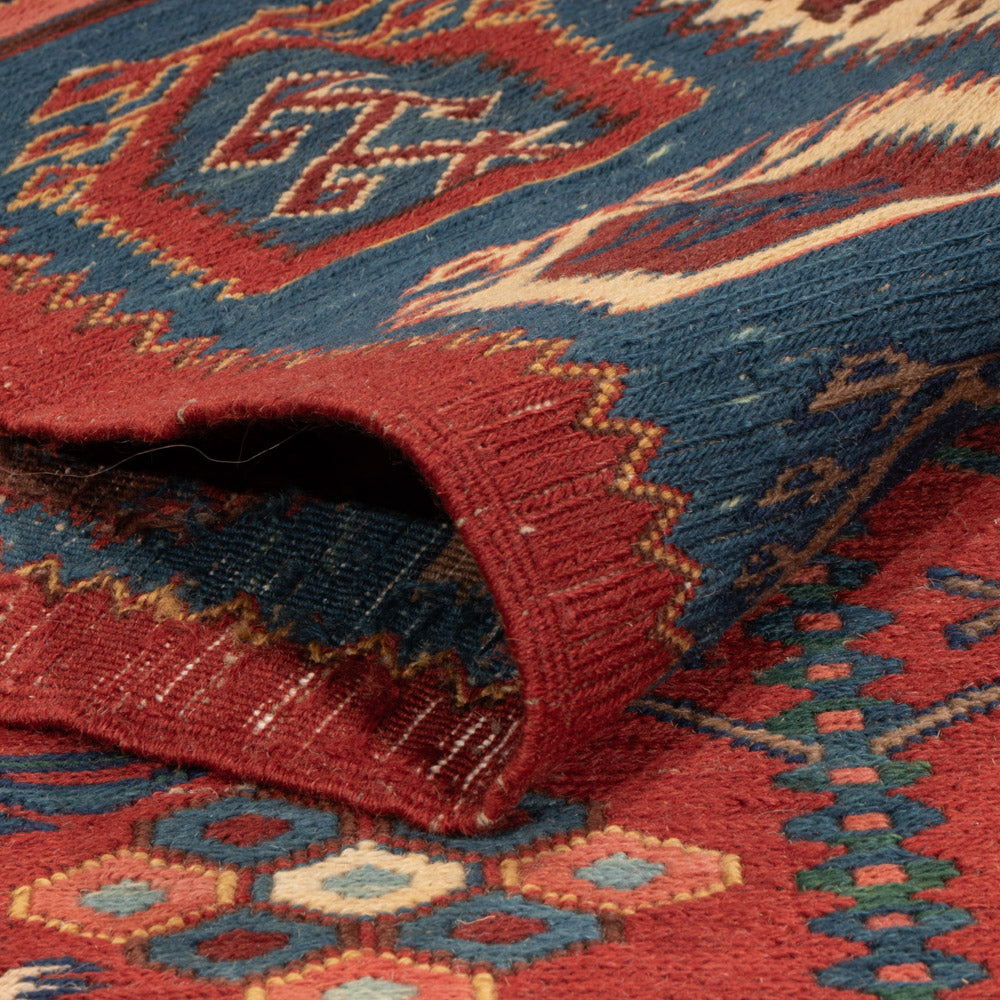 Kelim tapijt - Oosters - Soumak - 229 x 175 cm - roest