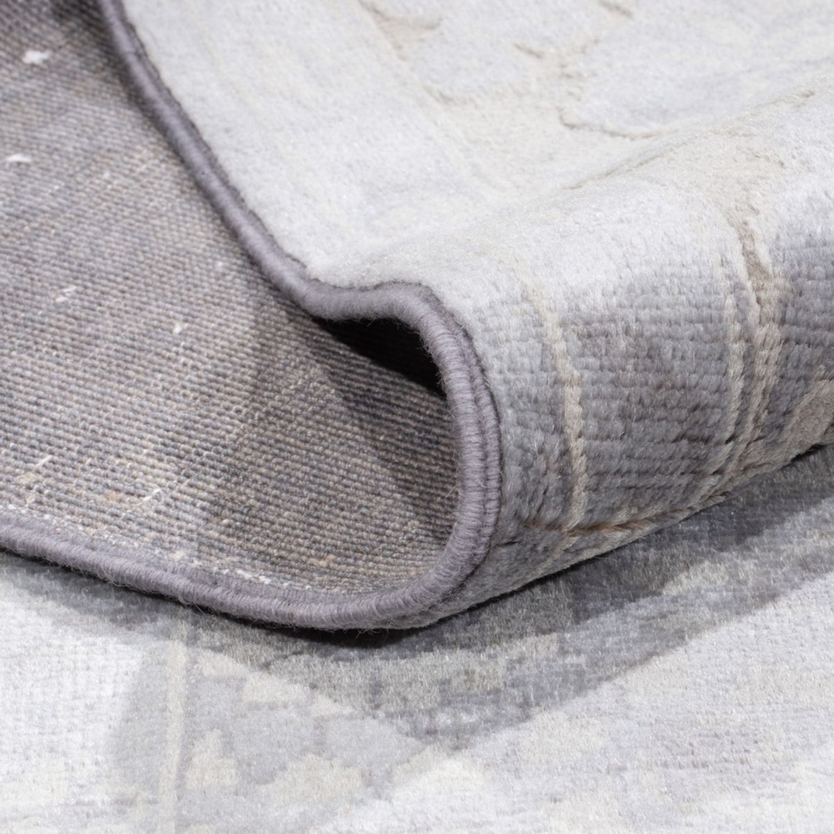 Designer tapijt - 295 x 246 cm - zilver