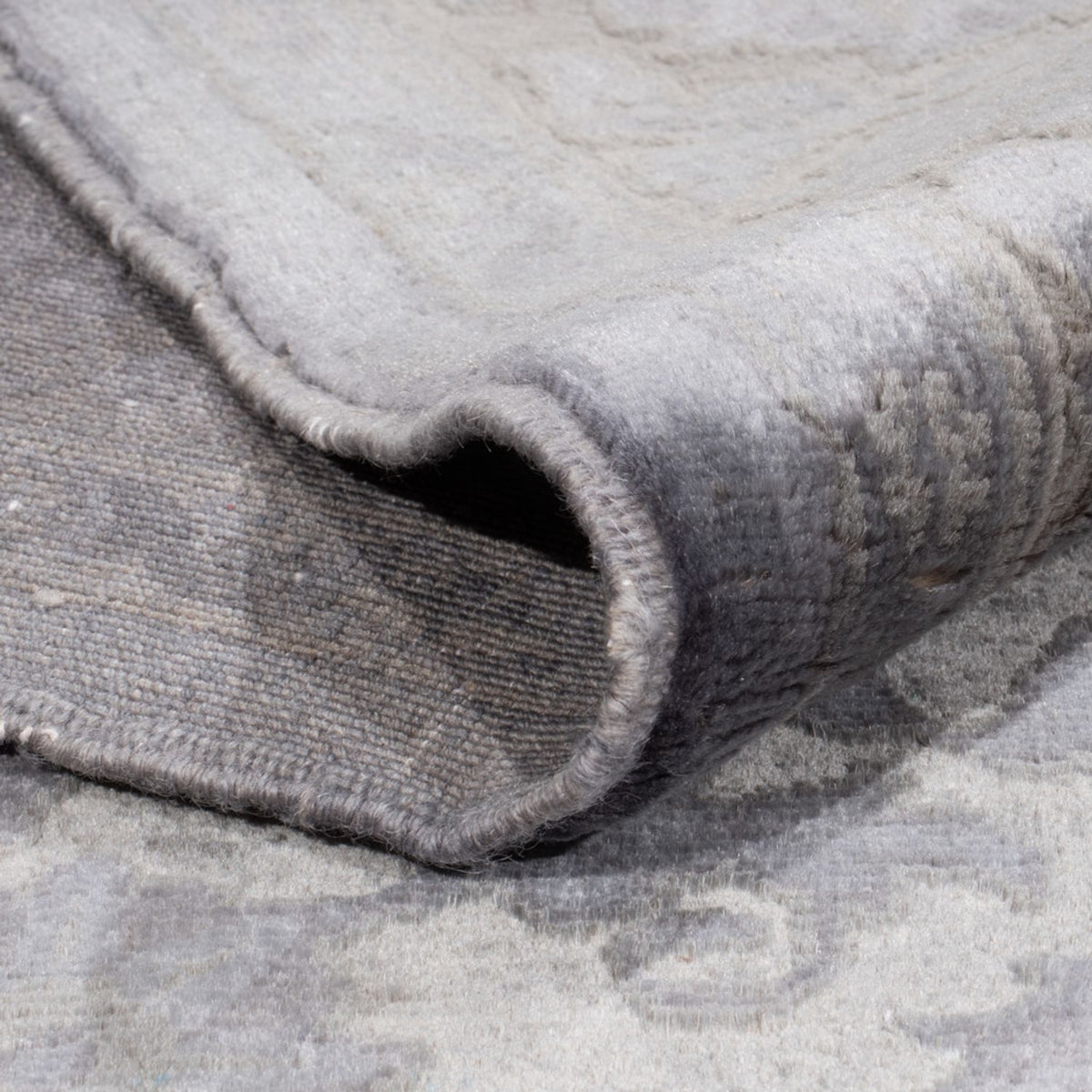 Designer tapijt - 294 x 246 cm - zilver