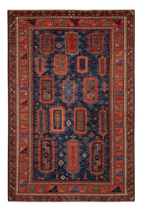 Ziegler Tapijt - Kazak - 283 x 184 cm - donkerblauw