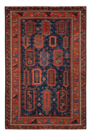 Ziegler Tapijt - Kazak - 283 x 184 cm - donkerblauw