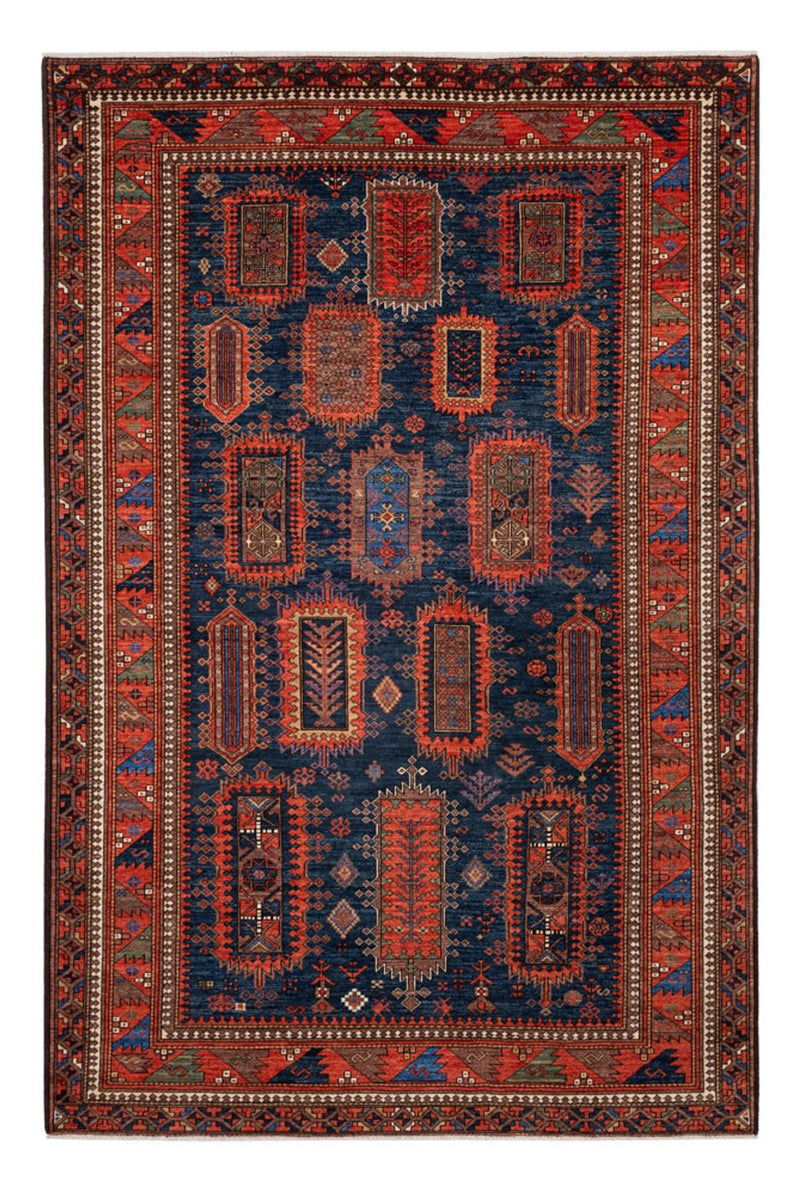 Ziegler Tapijt - Kazak - 283 x 184 cm - donkerblauw
