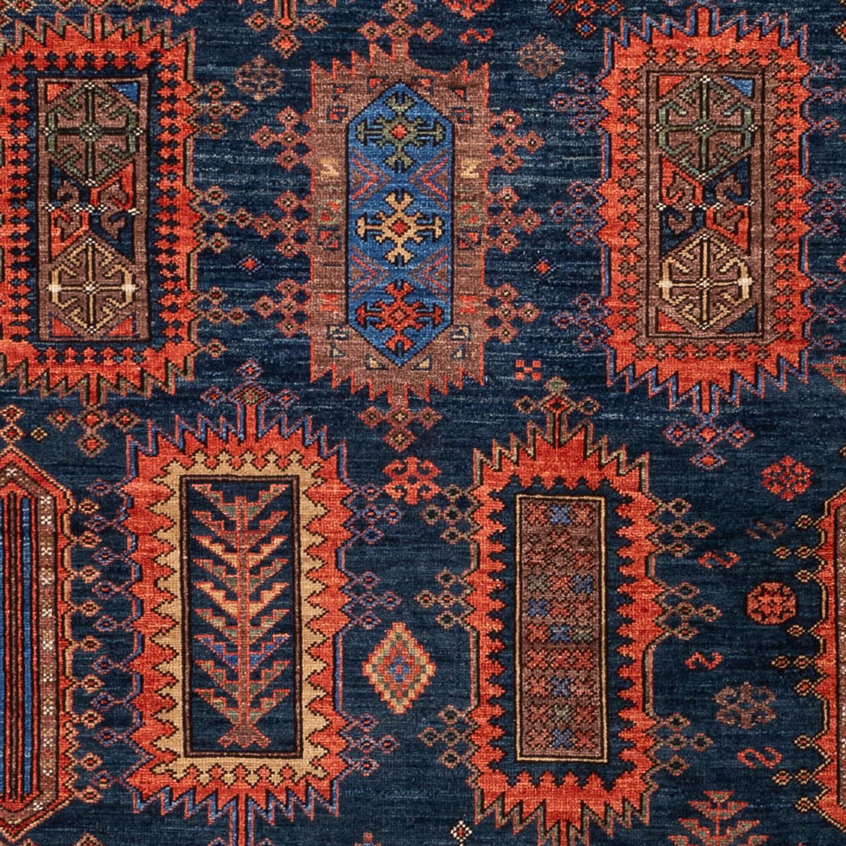 Ziegler Tapijt - Kazak - 283 x 184 cm - donkerblauw