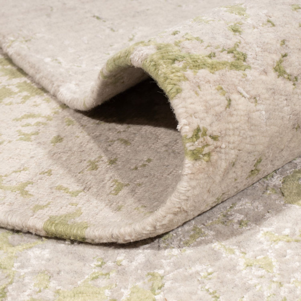 Designer tapijt - 302 x 250 cm - lichtgroen