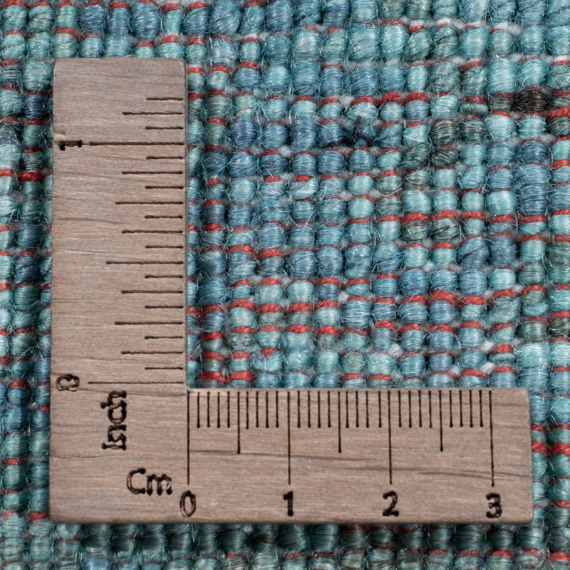 Designer tapijt - 294 x 248 cm - turkoois