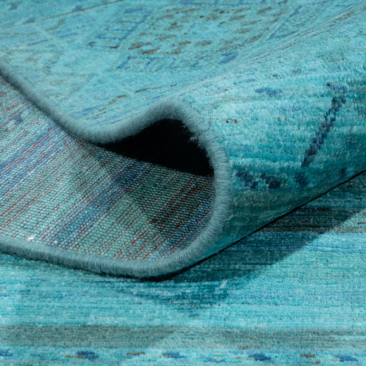 Designer tapijt - 300 x 247 cm - turkoois