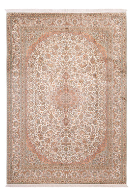 Zijden tapijt - Kashmir Silk - 314 x 219 cm - beige