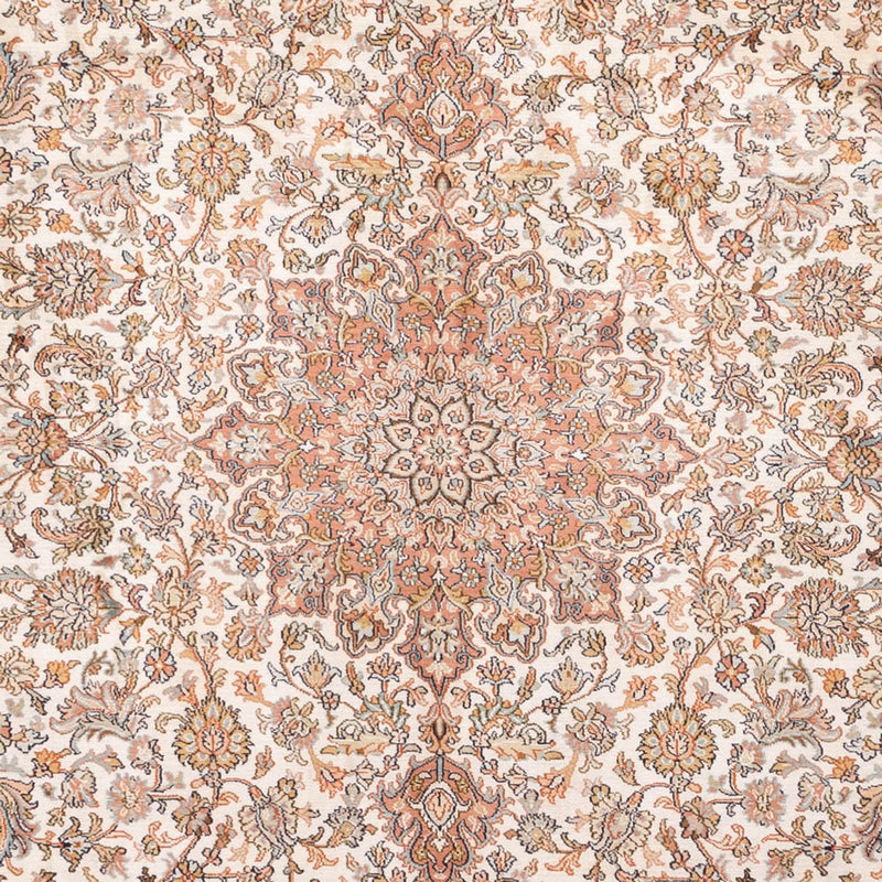 Zijden tapijt - Kashmir Silk - 314 x 219 cm - beige