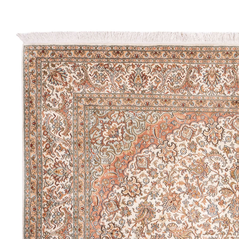 Zijden tapijt - Kashmir Silk - 314 x 219 cm - beige