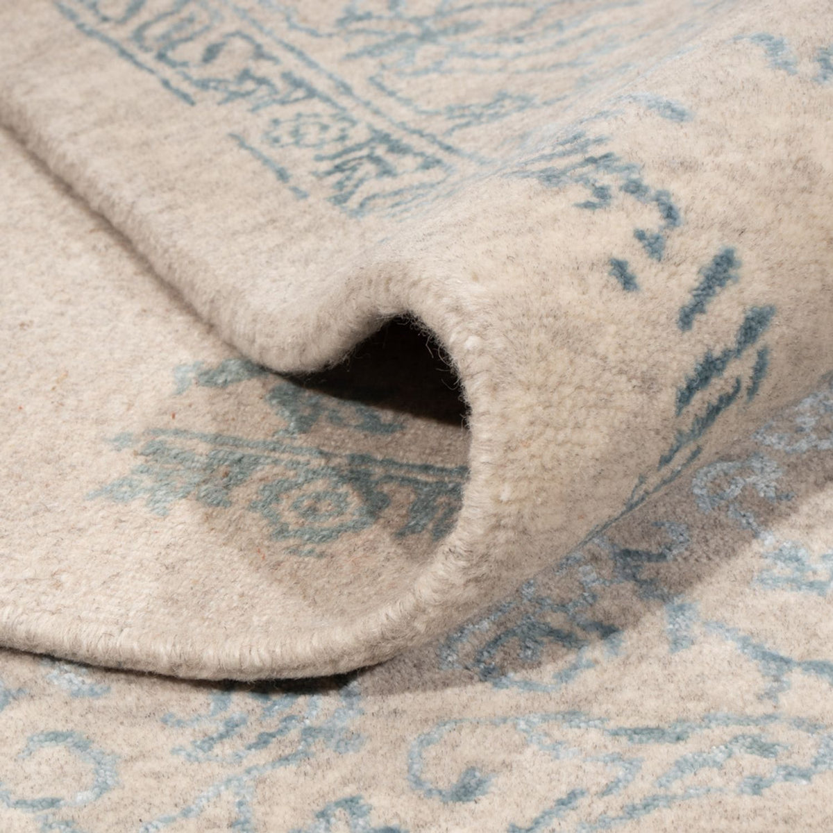 Designer tapijt - 289 x 241 cm - lichtblauw