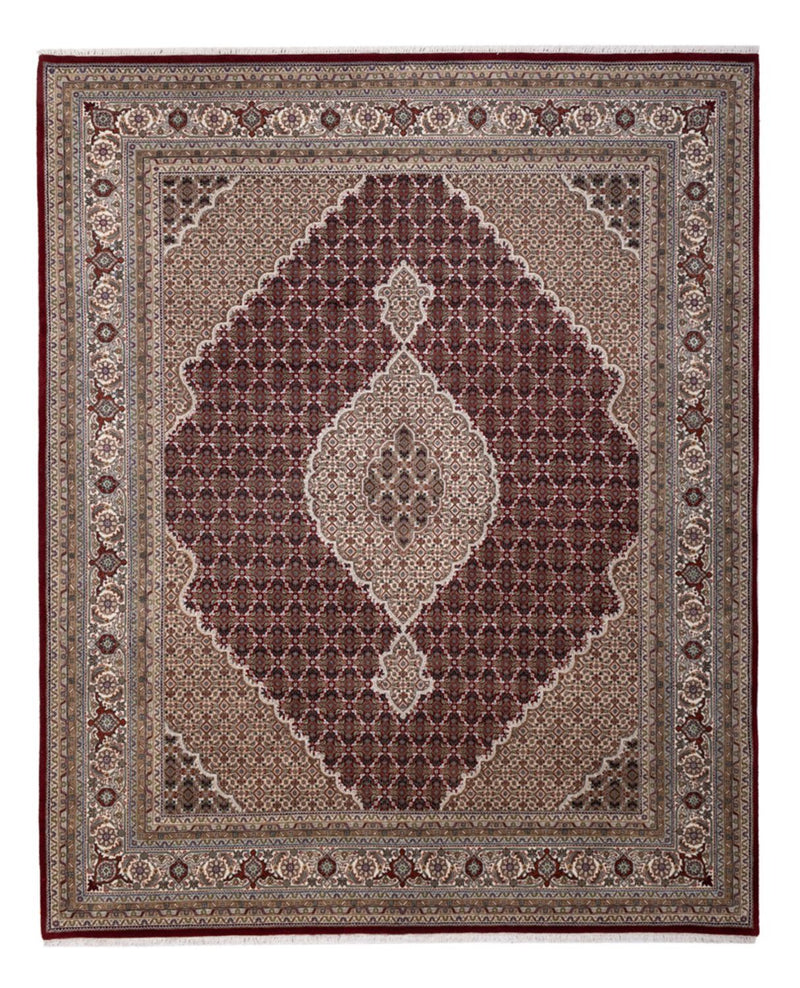 Oosters tapijt - Tabriz - 306 x 248 cm - donker beige