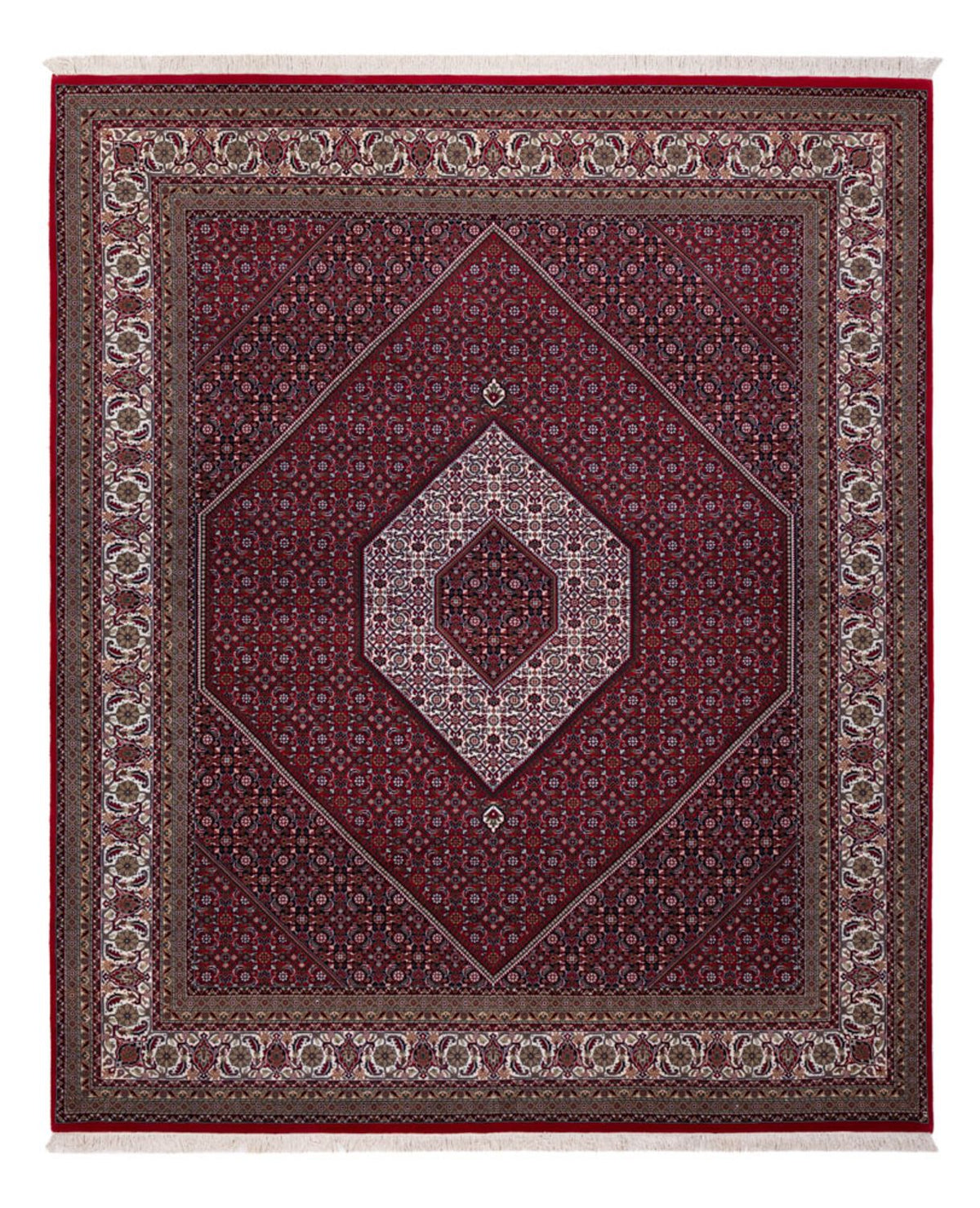 Oosters tapijt - Bijar - Indus - 305 x 251 cm - donkerrood