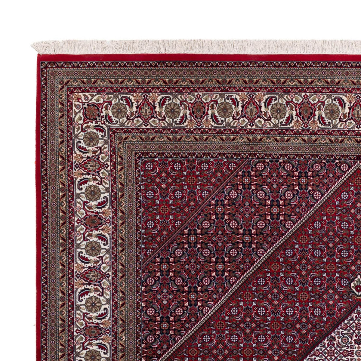 Oosters tapijt - Bijar - Indus - 305 x 251 cm - donkerrood