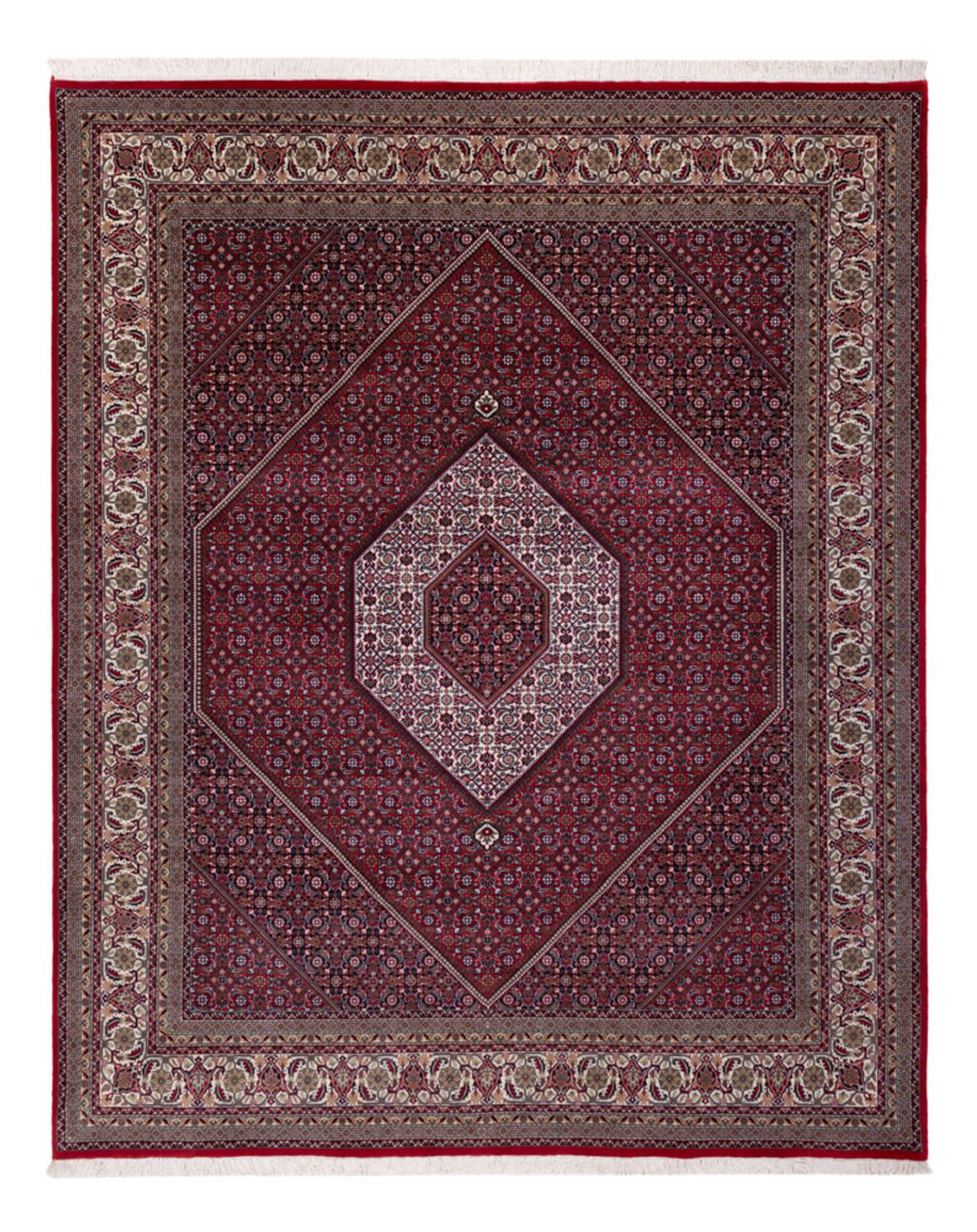 Oosters tapijt - Bijar - Indus - 300 x 247 cm - donkerrood