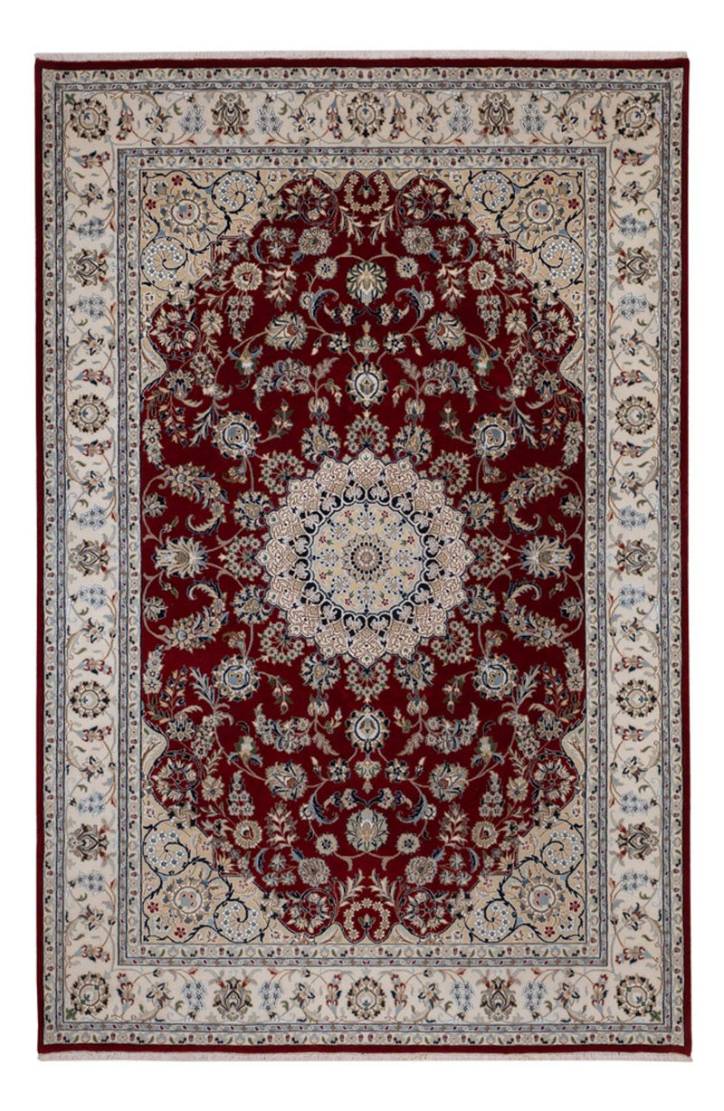 Oosters tapijt - Nain - Indus - 303 x 200 cm - donkerrood