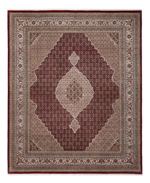 Oosters tapijt - Tabriz - 303 x 253 cm - donker beige