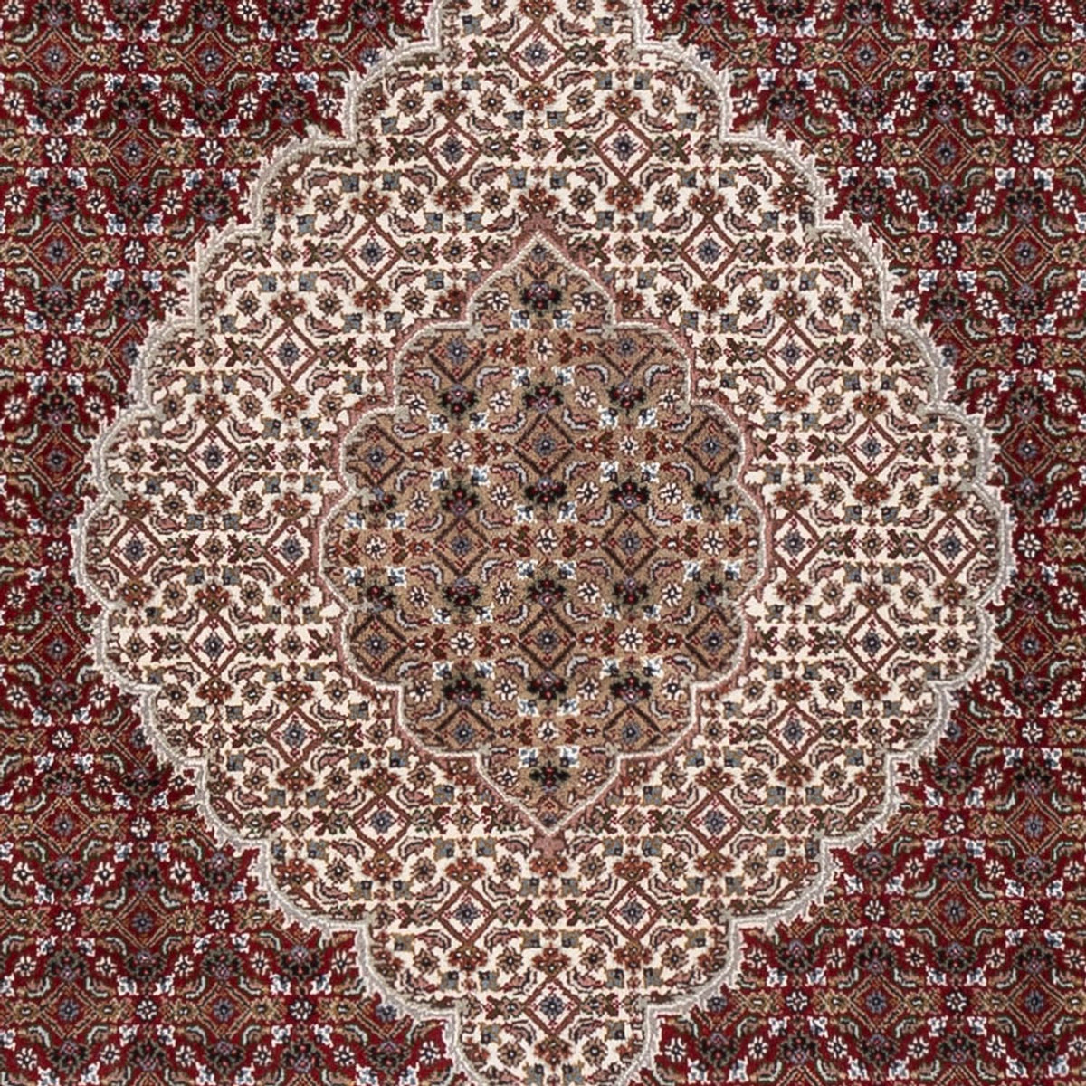 Oosters tapijt - Tabriz - 303 x 253 cm - donker beige