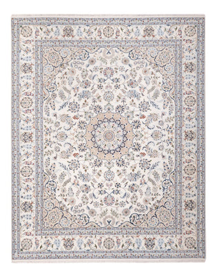 Oosters tapijt - Nain - Indus - 303 x 241 cm - wit  crème