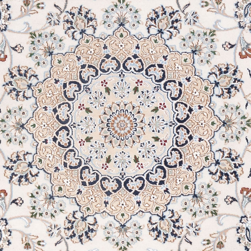 Oosters tapijt - Nain - Indus - 303 x 241 cm - wit  crème