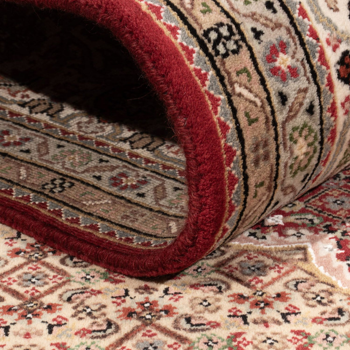 Oosters tapijt - Tabriz - 255 x 198 cm - donker beige