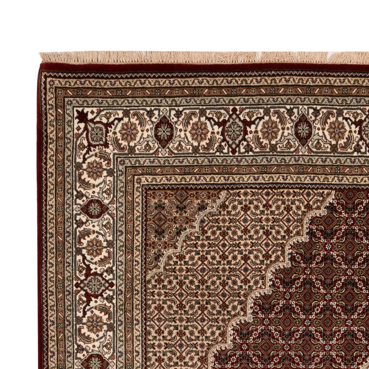 Oosters tapijt - Tabriz - 300 x 197 cm - donker beige