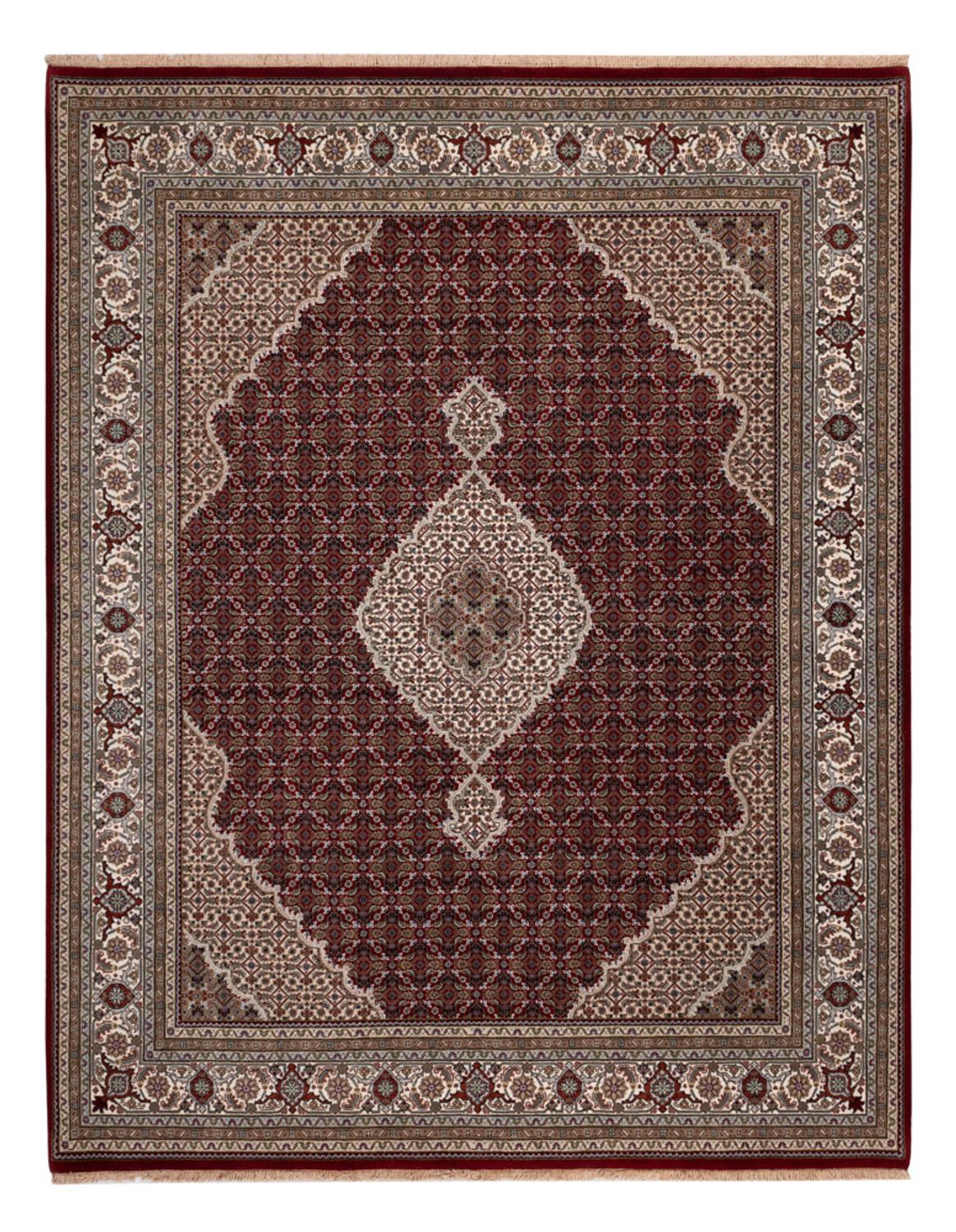 Oosters tapijt - Tabriz - 257 x 202 cm - donker beige