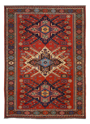 Kelim tapijt - Oosters - Soumak - 282 x 198 cm - rood