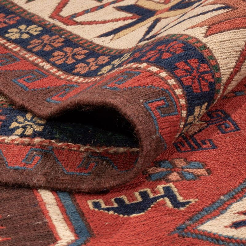 Kelim tapijt - Oosters - Soumak - 282 x 198 cm - rood