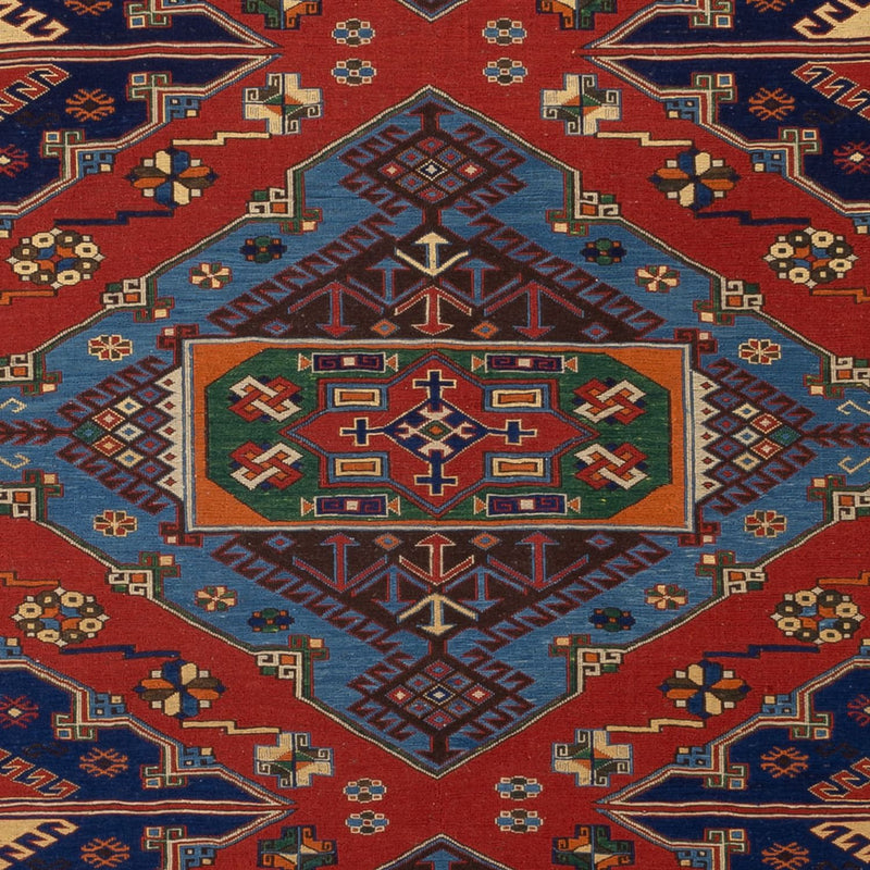 Kelim tapijt - Oosters - Soumak - 281 x 203 cm - rood