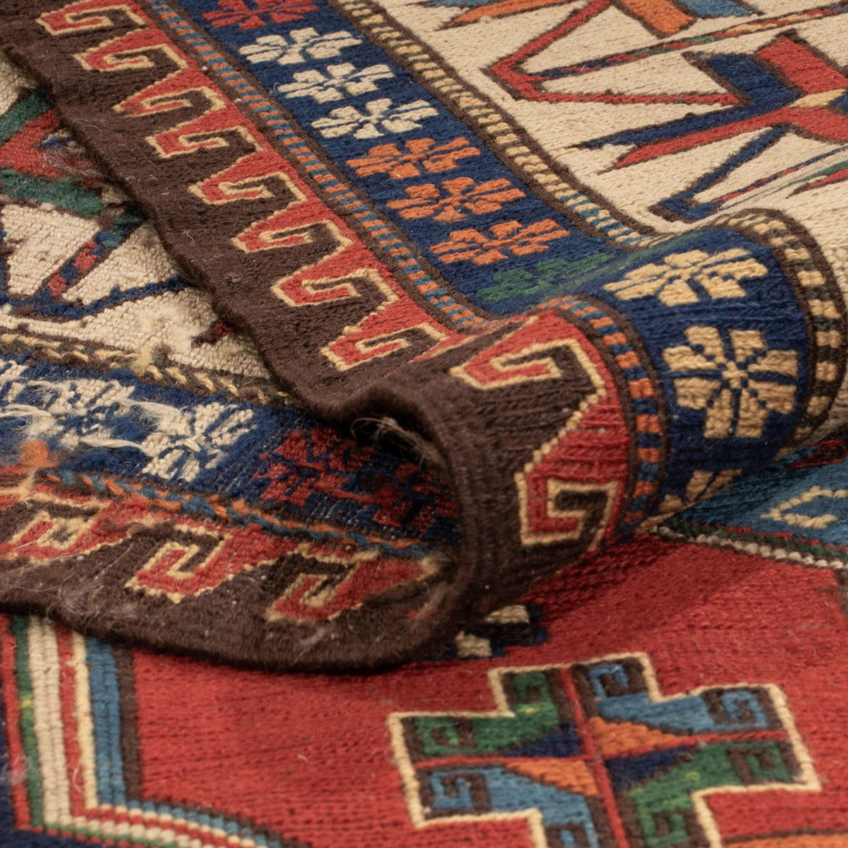 Kelim tapijt - Oosters - Soumak - 281 x 203 cm - rood