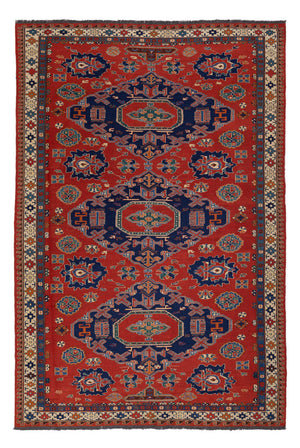 Kelim tapijt - Oosters - Soumak - 263 x 178 cm - rood